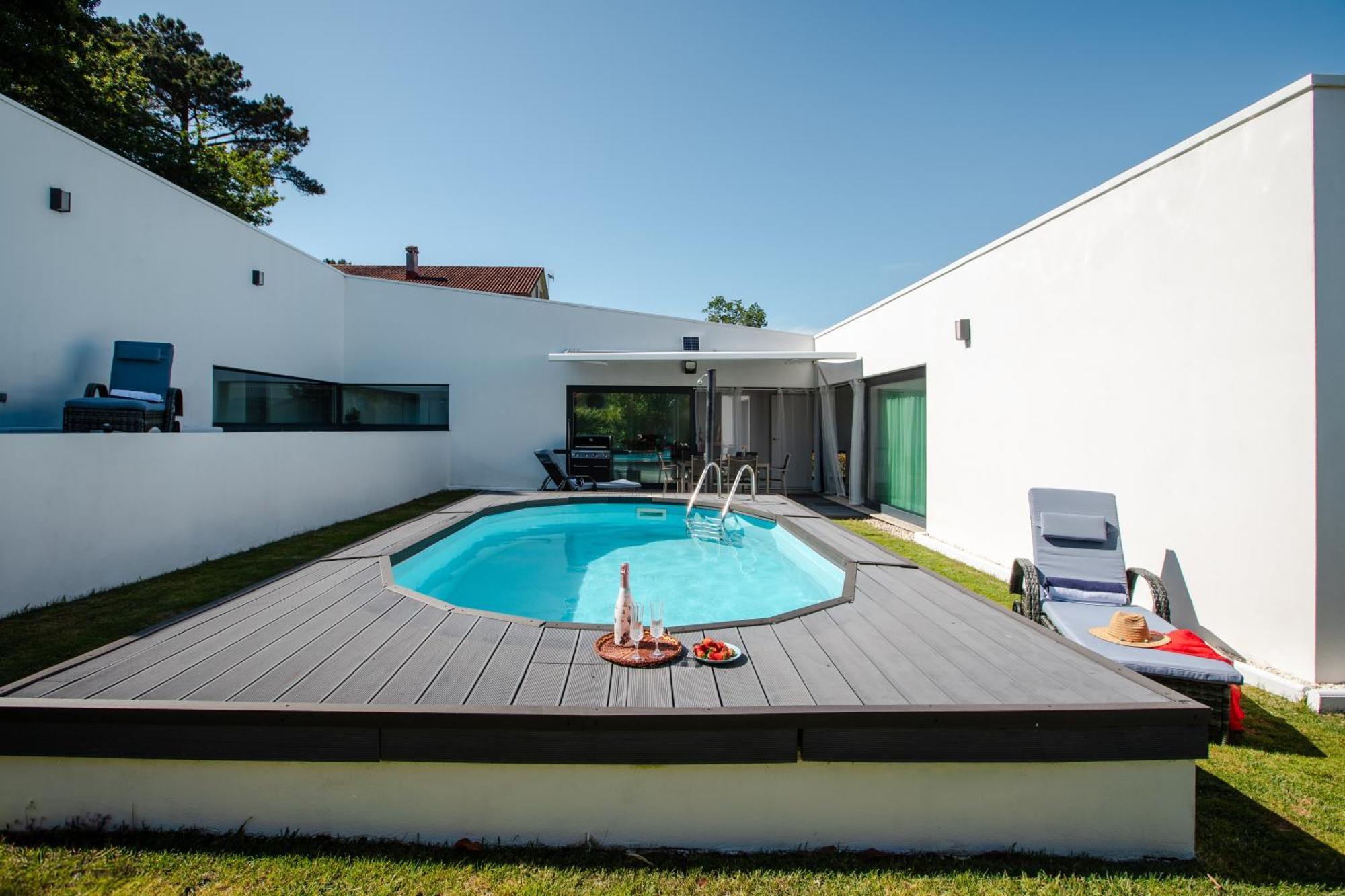 Villa Con Piscina Y Jardin, Santiago De Compostela Teo Luaran gambar